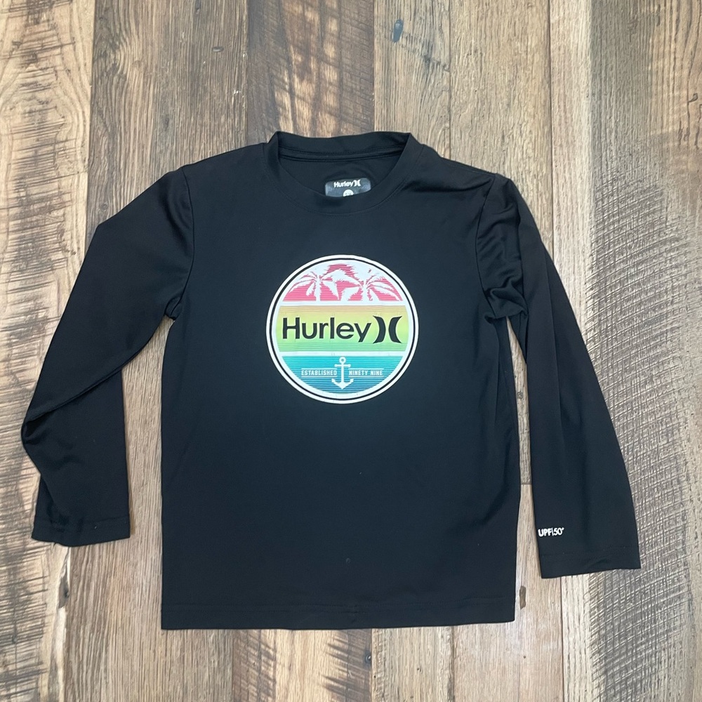 Hurley swim rashguard boy 5-6